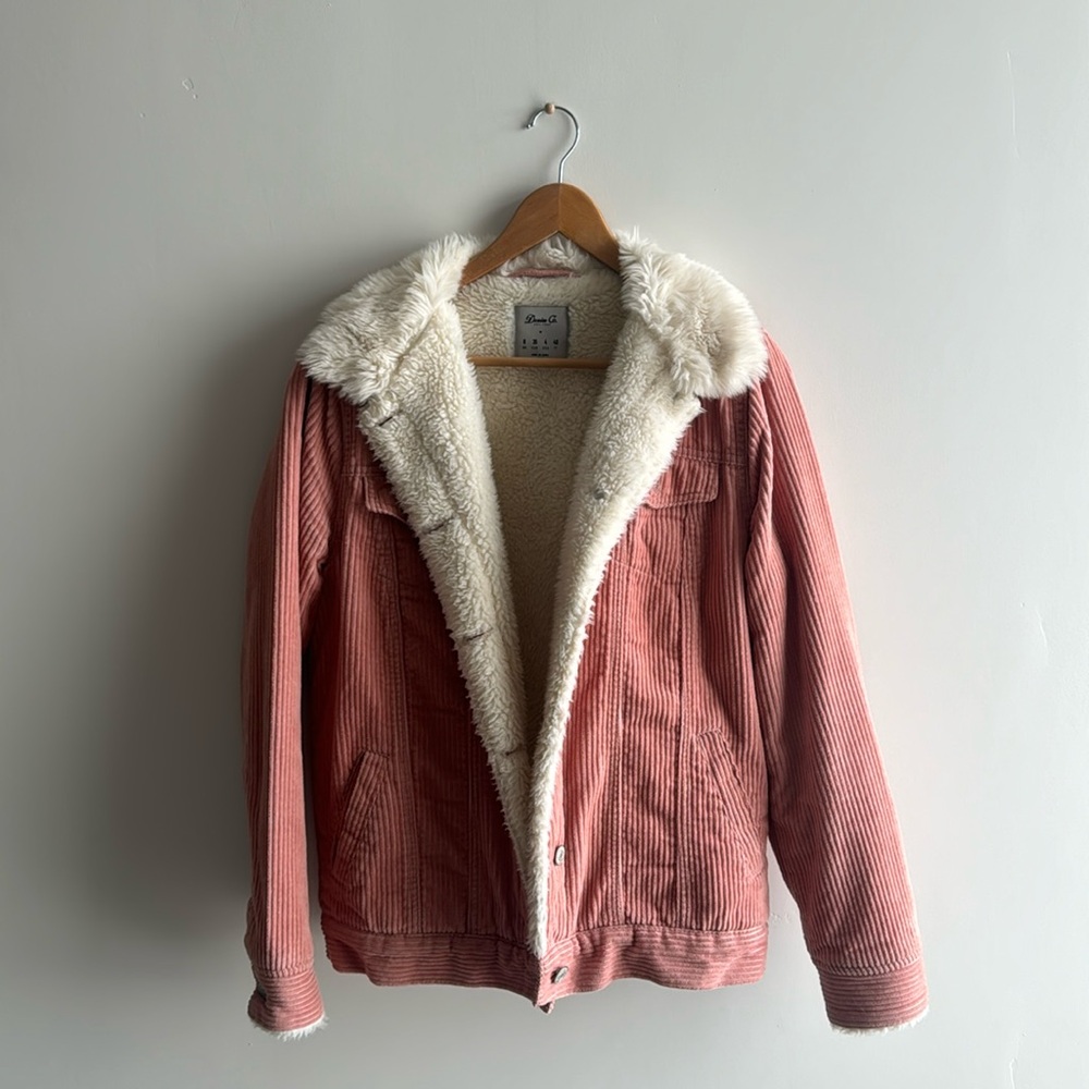 Pink corduroy jacket